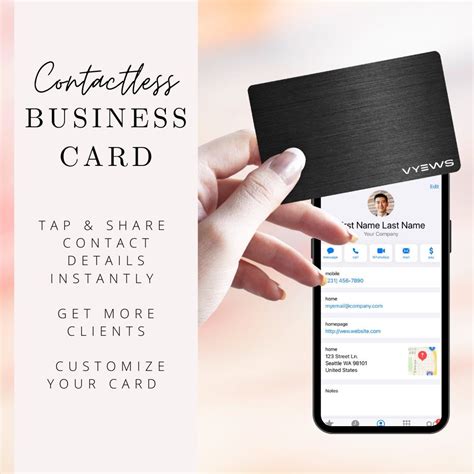 contactless business card reviews|business cards that you tap.